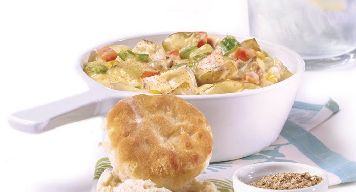 Chicken Stew and Biscuits Healthcare Foodservice Recipe