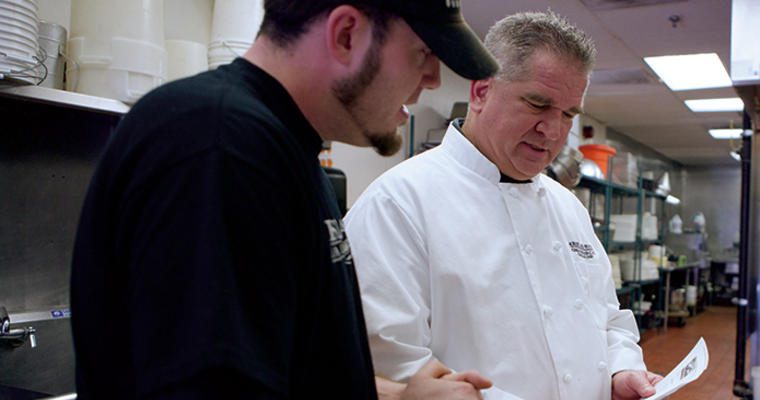 Chef teaching staff