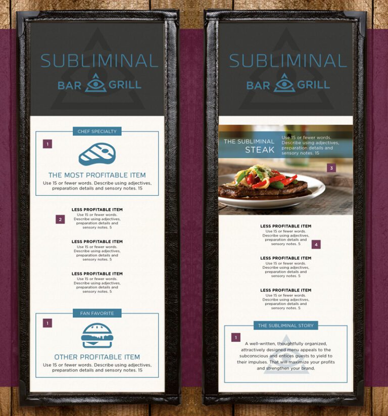 The Fundamentals of Menu Design