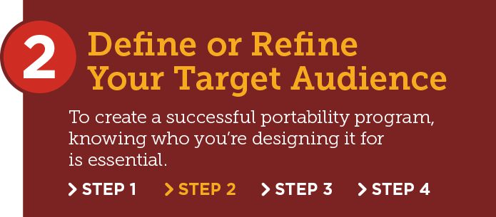 Portability Adoption Step 2: Define or refine your target audience