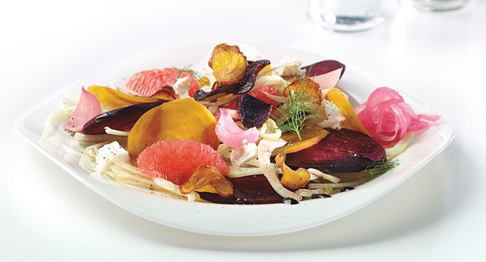Shaved Beet and Fennel Salad
