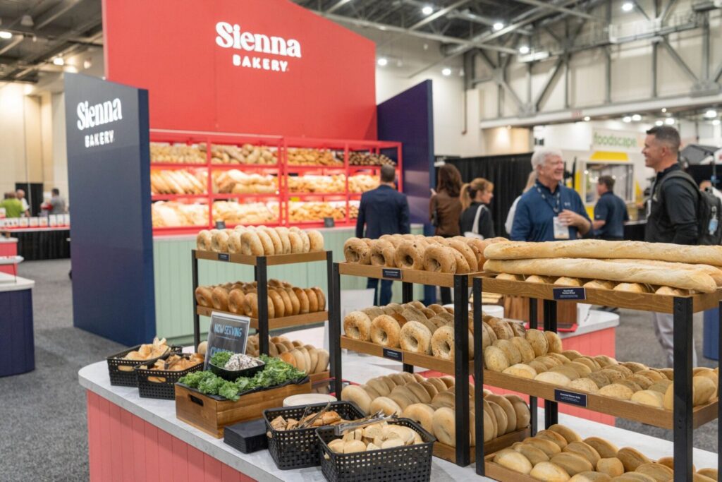 The Sienna Bakery booth at the Gordon Food Service Food Show