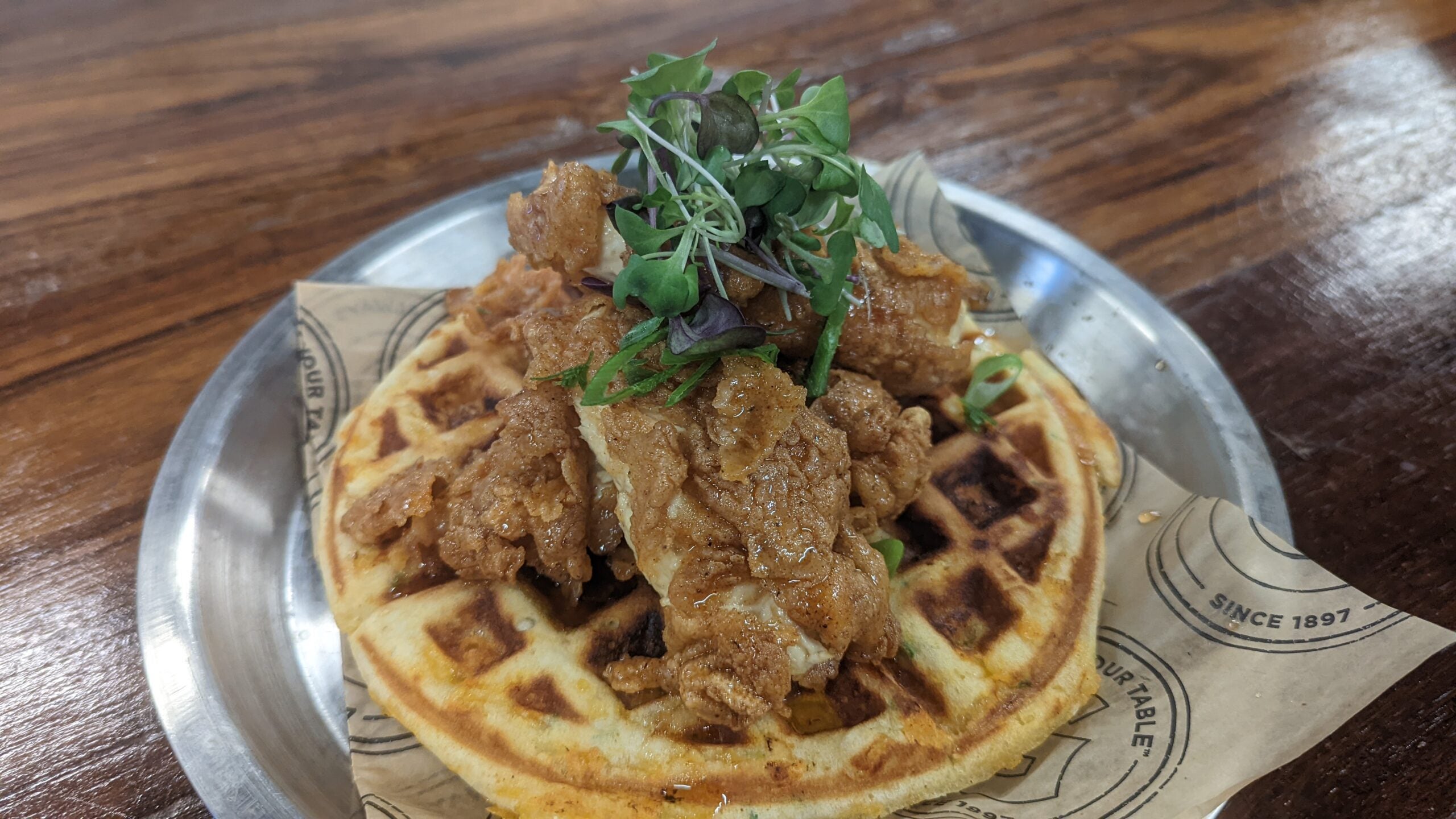 Hot Honey Chicken & Cornbread Waffle Gordon Food Service