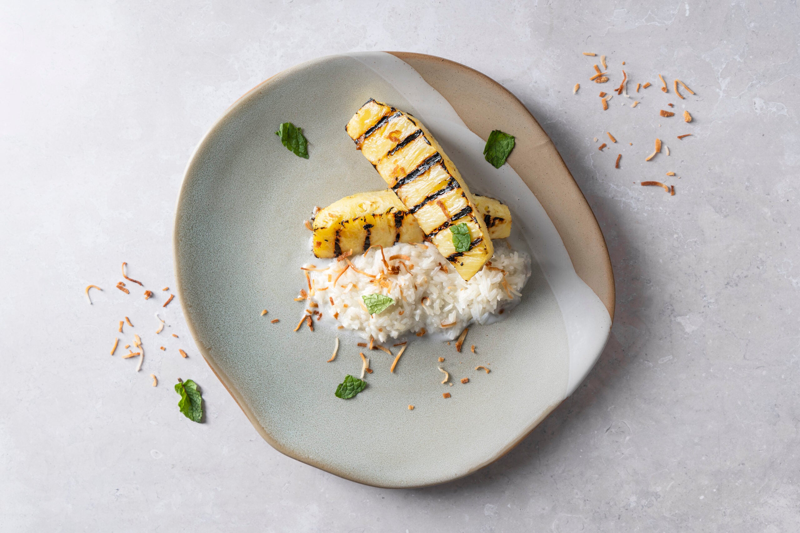 Grilled Pineapple with Coconut Sticky Rice | Gordon Food Service