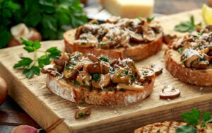 Mushroom Bruschetta