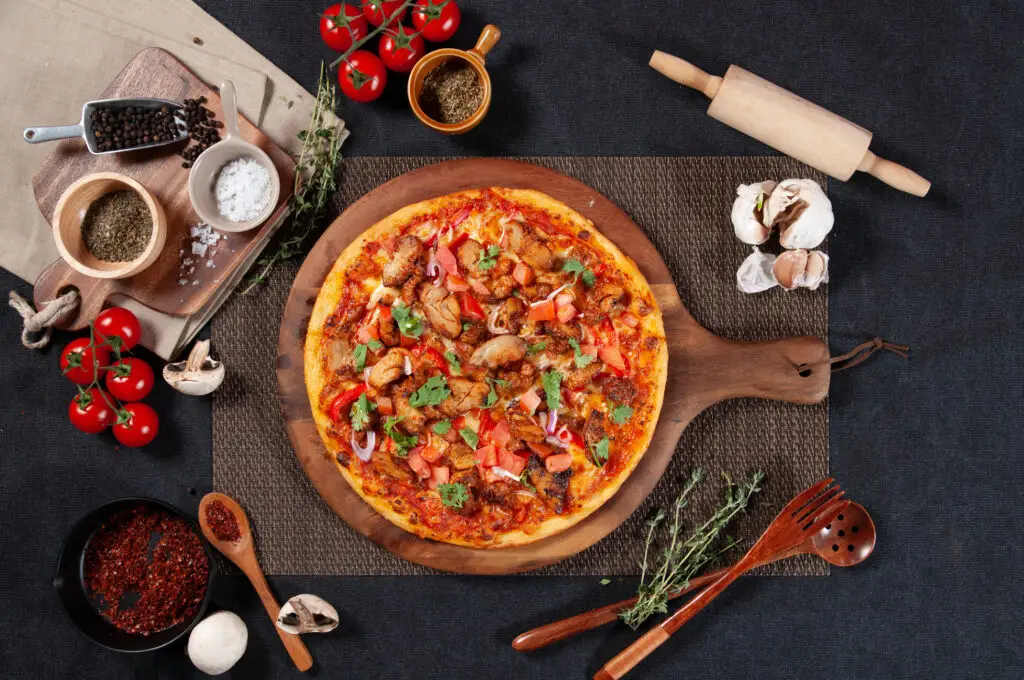 Chicken Tikka Pizza