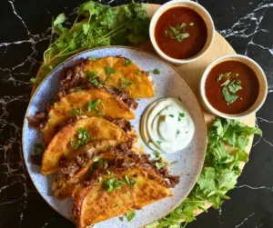 quesabirria with alabama white sauce