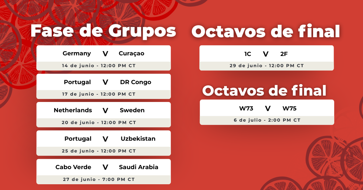 Houston FIFA Schedule