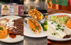 A collage of Mexican dishes.
